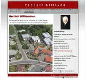 Kleine Seitenvorschau von panhoff-stiftung.de