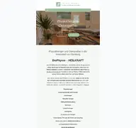 Kleine Seitenvorschau von diephysio-bamberg.de