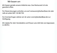 Kleine Seitenvorschau von bullandbear.de