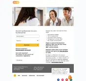 Kleine Seitenvorschau von kundenportal.evm.de