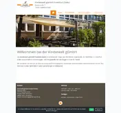 Kleine Seitenvorschau von kinderwelt-ffo.de