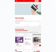 Kleine Seitenvorschau von sparkassen-kreditkarten.de