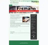 Kleine Seitenvorschau von partyservice-fremann.de