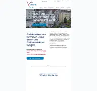 Kleine Seitenvorschau von venen-clinic.de