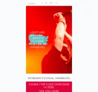 Kleine Seitenvorschau von worshipfestival-hamburg.de