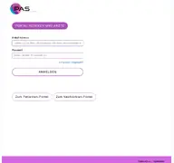 Kleine Seitenvorschau von pas-portal.de