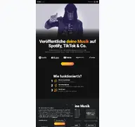 Kleine Seitenvorschau von tunecore.de