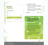 Kleine Seitenvorschau von versdiagnose.de