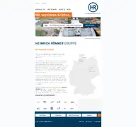 Kleine Seitenvorschau von hr-gruppe.de
