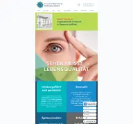 Kleine Seitenvorschau von augenzentrumbadkreuznach.de