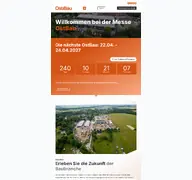 Kleine Seitenvorschau von messe-ostbau.de