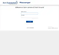 Kleine Seitenvorschau von messenger.alte-oldenburger.de