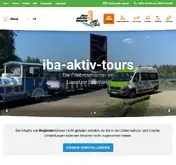 Kleine Seitenvorschau von iba-aktiv-tours.de
