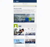 Kleine Seitenvorschau von icams.de