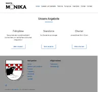 Kleine Seitenvorschau von santamonica.de