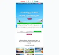 Kleine Seitenvorschau von santanderreisen.urlaubsplus.de