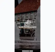 Kleine Seitenvorschau von posthalterei-lingen.de