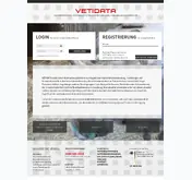 Kleine Seitenvorschau von vetidata.de
