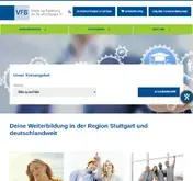 Kleine Seitenvorschau von vfb-weiterbildung.de