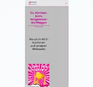 Kleine Seitenvorschau von kirchenkreis-wolfhagen.de