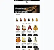 Kleine Seitenvorschau von patsguitars.de