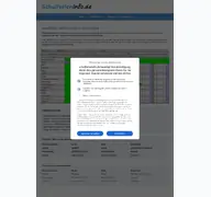 Kleine Seitenvorschau von schulferieninfo.de