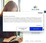 Kleine Seitenvorschau von meinemhb.muenchenerhyp.de