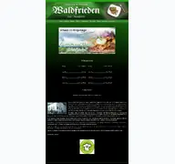 Kleine Seitenvorschau von waldfrieden-aue.de