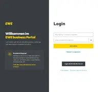 Kleine Seitenvorschau von e-portal.business.ewe.de