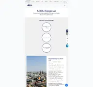 Kleine Seitenvorschau von adka-kongress.de