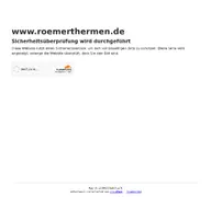 Kleine Seitenvorschau von roemerthermen.de