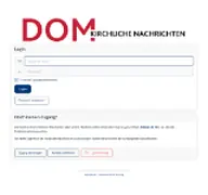 Kleine Seitenvorschau von kirchlichenachrichten.derdom.de