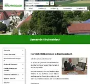 Kleine Seitenvorschau von kirchweidach.de