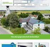 Kleine Seitenvorschau von vg-kirchweidach.de