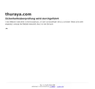 Kleine Seitenvorschau von thuraya.com