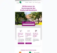 Kleine Seitenvorschau von portal.grafschaft-bentheim.de
