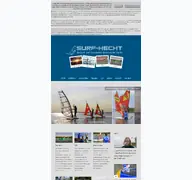 Kleine Seitenvorschau von surf-hecht.de