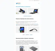 Kleine Seitenvorschau von surface-world.de