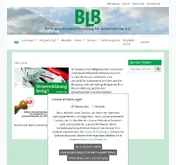 Kleine Seitenvorschau von blb-ev.de