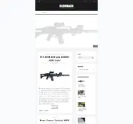 Kleine Seitenvorschau von blowback-magazin.de