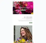 Kleine Seitenvorschau von blumentochter.de