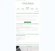 Kleine Seitenvorschau von hno-praxis-horvath.de