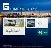 Kleine Seitenvorschau von gunvor-deutschland.de