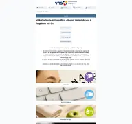 Kleine Seitenvorschau von vhs-dingolfing.de