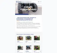 Kleine Seitenvorschau von folger-maschinenbau.de