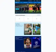 Kleine Seitenvorschau von de.uefa.org