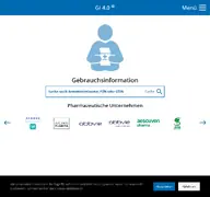 Kleine Seitenvorschau von gebrauchsinformation4-0.de