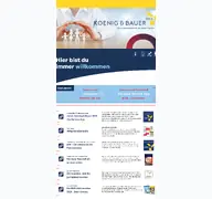 Kleine Seitenvorschau von koenig-bauer-bkk.de