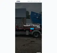 Kleine Seitenvorschau von koenig-containerdienst.de