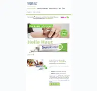 Kleine Seitenvorschau von sensicutan.de